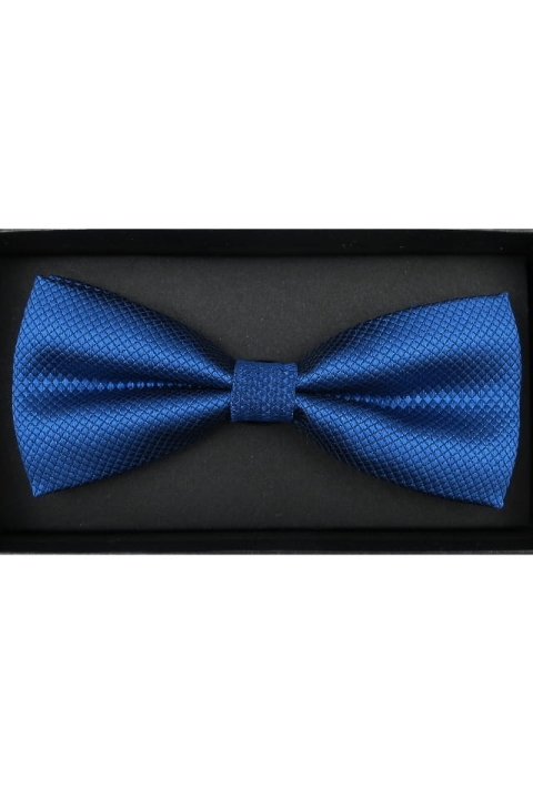 Elegancka-Mucha-Muszka-Męska-gotowa-chabrowa-szafirowa-w-delikatną-kratkę-tradycyjna M226 m227-2.jpg