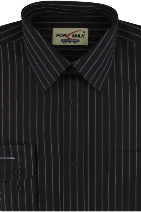 Koszula-Męska-Elegancka-Wizytowa-do-garnituru-czarna-w-paski-z-długim-rękawem-w-kroju-Regular-For-Max-IMG_1214.JPG