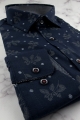 Koszula-Męska-Elegancka-Wizytowa-do-garnituru-granatowa-w-kwiatki-z-długim-rękawem-w-kroju-SLIM-FIT-Classo-IMG_3501.JPG
