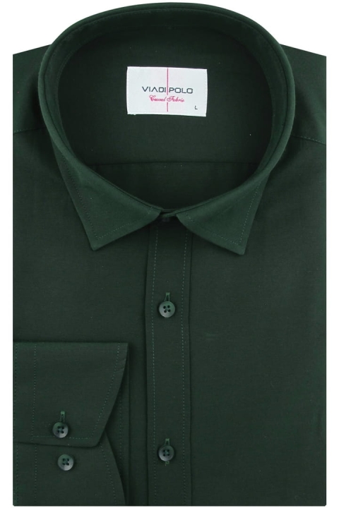 Koszula-Męska-Elegancka-Wizytowa-do-garnituru-gładka-butelkowa-zieleń-z-długim-rekawem-w-kroju-SLIM-FIT-Viadi-Polo-IMG_0206.JPG