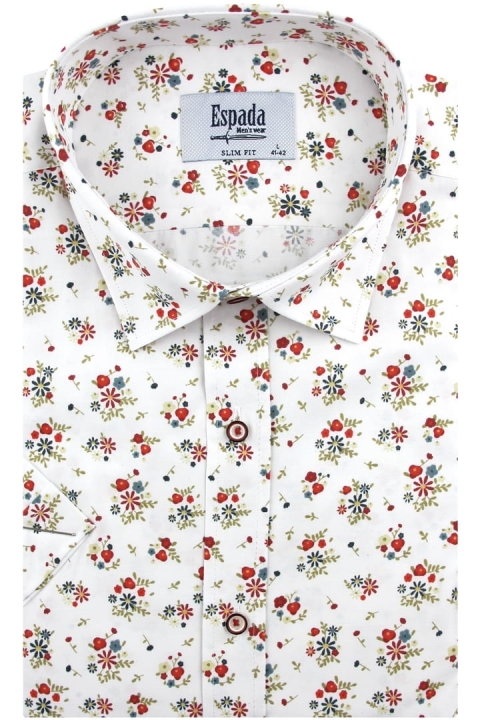 Koszula-Męska-Elegancka-Wizytowa-do-garnituru-biała-w-kwiatki-z-krótkim-rękawem-w-kroju-SLIM-FIT-IMG_1192.JPG