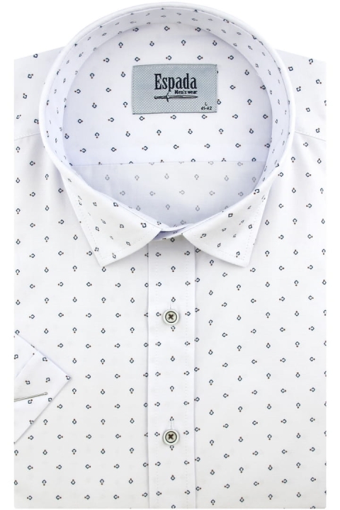 Koszula-Męska-Elegancka-Wizytowa-do-garnituru-biała-we-wzory-z-krótkim-rękawem-w-kroju-SLIM-FIT-IMG_1265.JPG