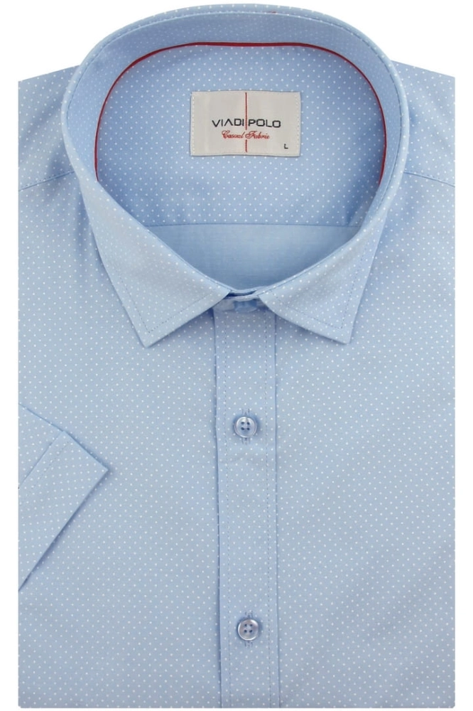 Koszula-Męska-Elegancka-Wizytowa-do-garnituru-błękitna-w-kropki-z-krótkim-rękawem-SLIM-FIT-IMG_1405.JPG