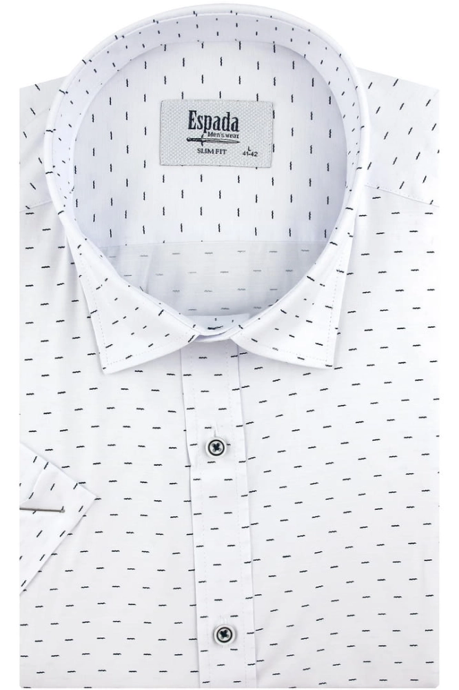 Koszula-Męska-Elegancka-Wizytowa-do-garnituru-biała-we-wzorki-z-krótkim-rekawem-w-kroju-SLIM-FIT-IMG_4462.JPG