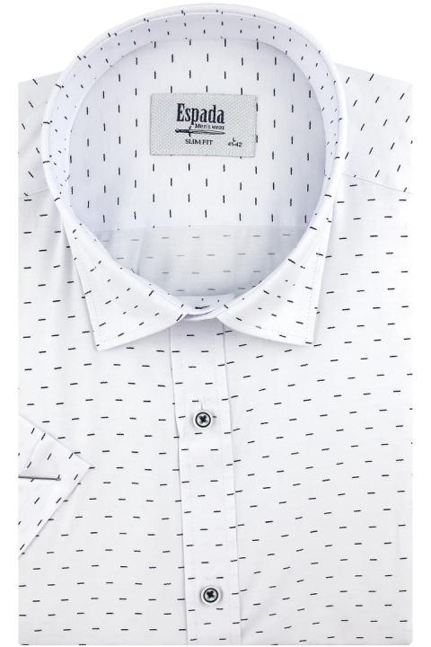 Koszula-Męska-Elegancka-Wizytowa-do-garnituru-biała-we-wzorki-z-krótkim-rekawem-w-kroju-SLIM-FIT-IMG_4462.JPG