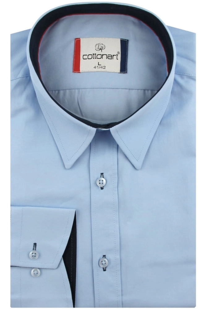 Koszula-Męska-Elegancka-Wizytowa-do-garnituru-gładka-niebieska-długim-rękawem-w-kroju-SLIM-FIT-IMG_7911.JPG
