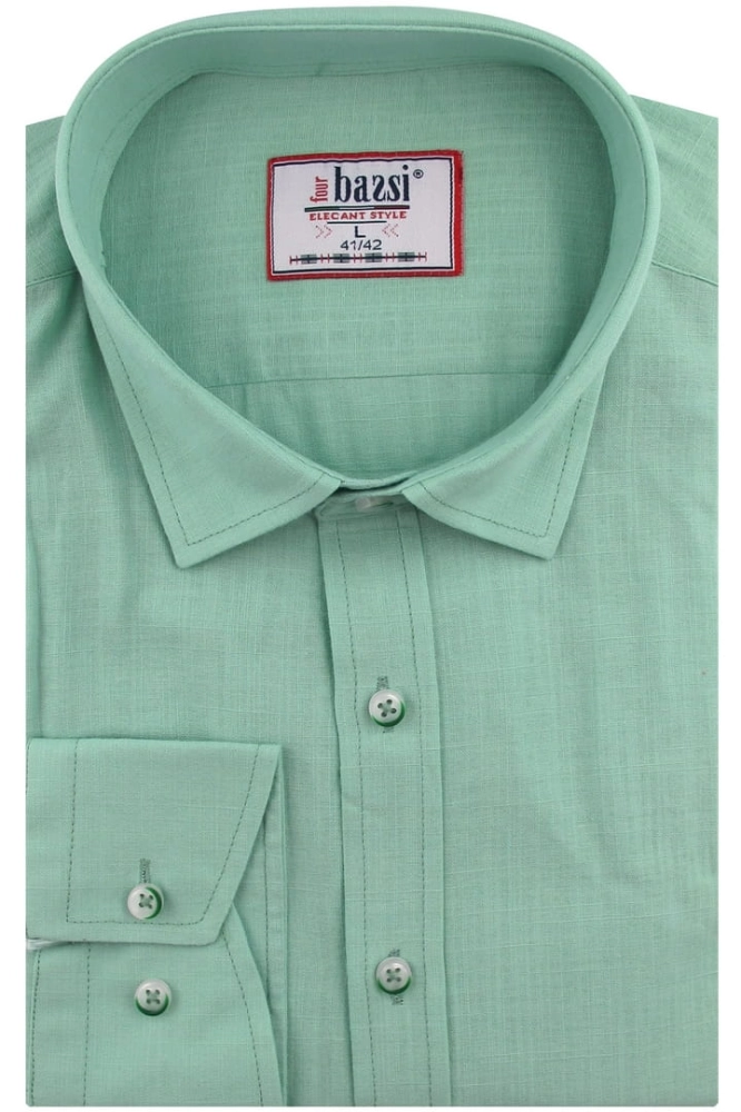 Lniana-Koszula-Męska-Codzienna-gładka-zielona-z-długim-rękawem-w-kroju-SLIM-FIT-IMG_8144.JPG