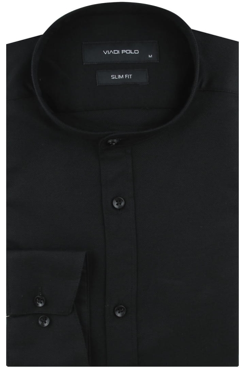 Koszula-Męska-Codzienna-ze-stójką-bawełna-oxford-gładka-czarna-z-długim-rękawem-w-kroju-SLIM-FIT-IMG_4544-.JPG