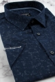 Lniana-Koszula-Męska-Codzienna-Casual-granatowa-we-wzorki-z-krótkim-rękawem-w-kroju-SLIM-FIT-IMG_4741-.JPG