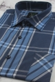 Koszula-Męska-Codzienna-Bawełniana-Casual-granatowa-w-kratkę-z-krótkim-rękawem-w-kroju-REGULAR-IMG_4997-.JPG