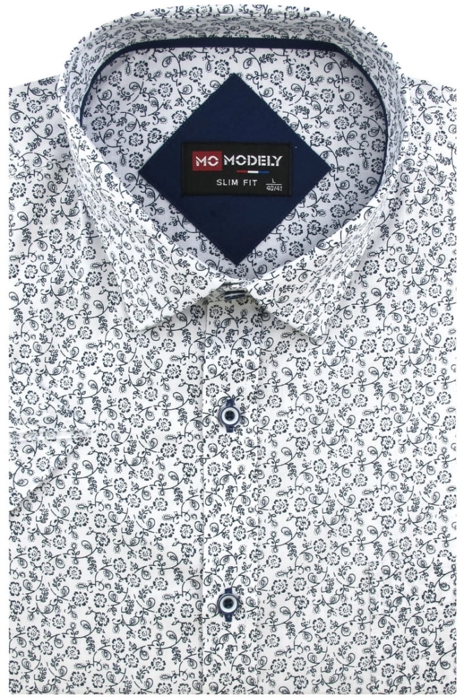 Koszula-Męska-Elegancka-Wizytowa-do-garnituru-biała-we-wzorki-z-krótkim-rękawem-w-kroju-SLIM-FIT-IMG_5251-.JPG
