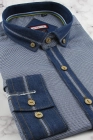 Koszula-Męska-Codzienna-Casual-granatowa-w-kratkę-z-dodatkiem-jeans-z-długim-rekawem-w-kroju-SLIM-FIT-IMG_6411.JPG