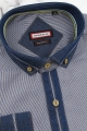 Koszula-Męska-Codzienna-Casual-brązowa-w-kratkę-z-dodatkiem-jeans-z-długim-rekawem-w-kroju-SLIM-FIT-IMG_6444.JPG