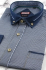 Koszula-Męska-Codzienna-Casual-granatowa-w-kratkę-z-dodatkiem-jeans-z-długim-rekawem-w-kroju-SLIM-FIT-IMG_6465.JPG