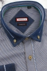 Koszula-Męska-Codzienna-Casual-brązowa-w-kratkę-z-dodatkiem-jeans-z-długim-rekawem-w-kroju-SLIM-FIT-IMG_6480.JPG