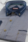 Koszula-Męska-Codzienna-Casual-brązowa-w-kratkę-z-dodatkiem-jeans-z-długim-rekawem-w-kroju-SLIM-FIT-IMG_6484.JPG