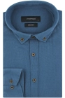 Lniana-Koszula-Męska-Codzienna-Casual-gładka-niebieska-z-długim-rekawem-w-kroju-SLIM-FIT-IMG_8524.JPG