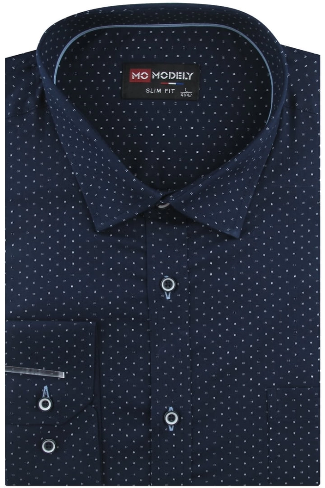 Koszula-Męska-Elegancka-Wizytowa-do-garnituru-granatowa-we-wzorki-z-długim-rekawem-w-kroju-SLIM-FIT-IMG_8978.JPG