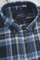 Koszula-Męska-Codzienna-Bawełniana-Casual-granatowa-w-kratę-z-długim-rękawem-w-kroju-REGULAR-IMG_9175.JPG