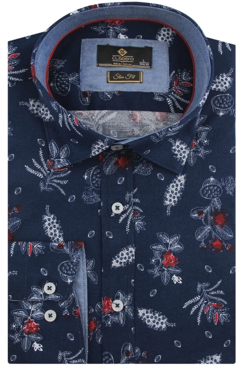Koszula-Męska-Elegancka-Wizytowa-do-garnituru-granatowa-w-kwiaty-z-długim-rękawem-w-kroju-SLIM-FIT-IMG_9705.JPG