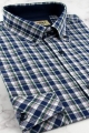 Bawełniana-Koszula-Męska-Codzienna-Casual-granatowa-w-kratę-z-długim-rekawem-w-kroju-REGULAR-IMG_9899.JPG