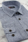 Lniana-Koszula-Męska-Codzienna-Casual-granatowa-melanż-z-długim-rękawem-w kroju-SLIM-FIT-IMG_0163.JPG