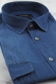 Koszula-Męska-Jeansowa-Dżinsowa-Casual-gładka-granatowa-z-długim-rękawem-w-kroju-SLIM-FIT-IMG_0637.JPG