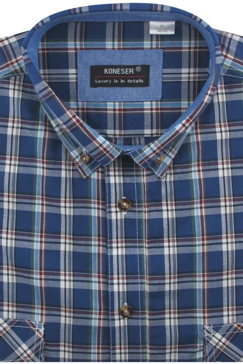 Koszula-Męska-Codzienna-Casual-granatowa-w-kratkę-z-długim-rękawem-w-kroju-REGULAR-IMG_0716.JPG