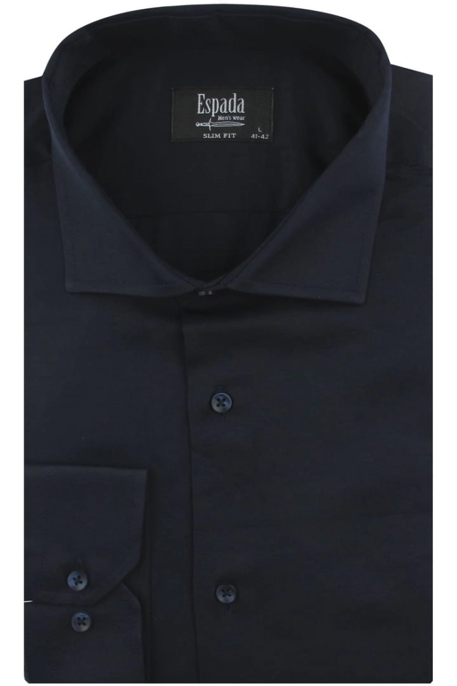 Koszula-Męska-Elegancka-Wizytowa-do-garnituru-gładka-granatowa-z-długim-rekawem-w-kroju-SLIM-FIT-IMG_1877.JPG