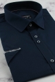 Koszula-Męska-Elegancka-Wizytowa-do-garnituru-gładka-granatowa-z-lamówką-z-krótkim-rękawem-w-kroju-SLIM-FIT-IMG_5291-.JPG
