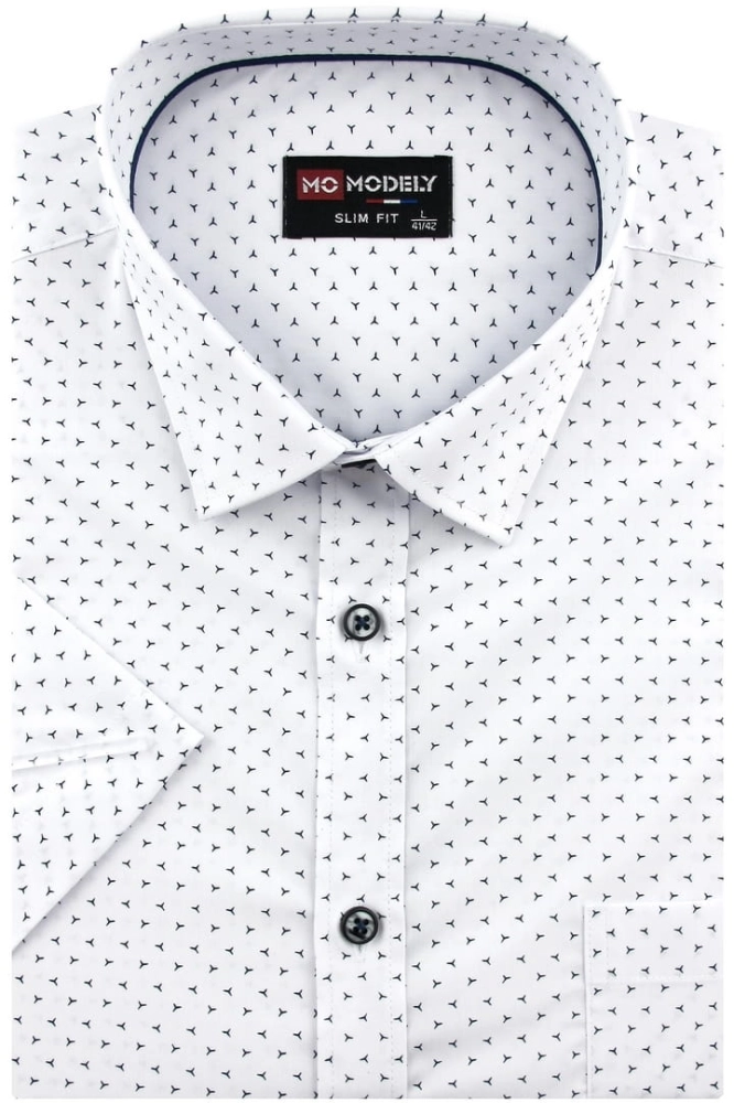 Koszula-Męska-Elegancka-Wizytowa-do-garnituru-biała-we-wzorki-z-krótkim-rękawem-w-kroju-SLIM-FIT-IMG_3664.JPG