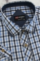 Koszula-Męska-Codzienna-Bawełniana-Casual-błękitna-w-kratkę-z-krótkim-rękawem-w-kroju-SLIM-FIT-IMG_5215-.JPG
