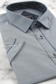 Lniana-Koszula-Męska-Codzienna-Casual-szara-z-krótkim-rekawem-w-kroju-SLIM-FIT-IMG_2469.JPG