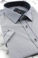 Lniana-Koszula-Męska-Codzienna-Casual-szara-z-krótkim-rekawem-w-kroju-SLIM-FIT-IMG_2487.JPG