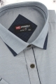 Lniana-Koszula-Męska-Codzienna-Casual-szara-z-krótkim-rekawem-w-kroju-SLIM-FIT-IMG_2510.JPG