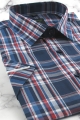 Koszula-Męska-Bawełniana-Codzienna-Casual-granatowa-w-kratkę-z-krótkim-rękawem-w-kroju-REGULAR-IMG_2940.JPG