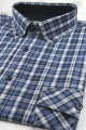 Koszula-Bawełniana-Codzienna-Casual-granatowa-w-kratę-z-krótkim-rękawem-w-kroju-REGULAR-IMG_3119.JPG