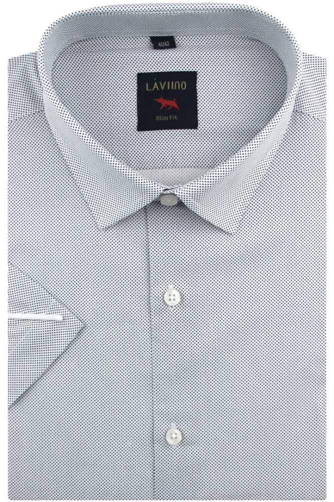 Koszula-Męska-Elegancka-Wizytowa-do-garnituru-biała-w-kropki-z-krótkim-rękawem-w-kroju-SLIM-FIT-IMG_5030-.JPG