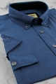 Koszula-Męska-Codzienna-Casual-gładka-granatowa-z-krótkim-w-kroju-REGULAR-IMG_3432.JPG