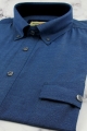 Koszula-Męska-Codzienna-Casual-gładka-granatowa-z-krótkim-w-kroju-REGULAR-IMG_3434.JPG