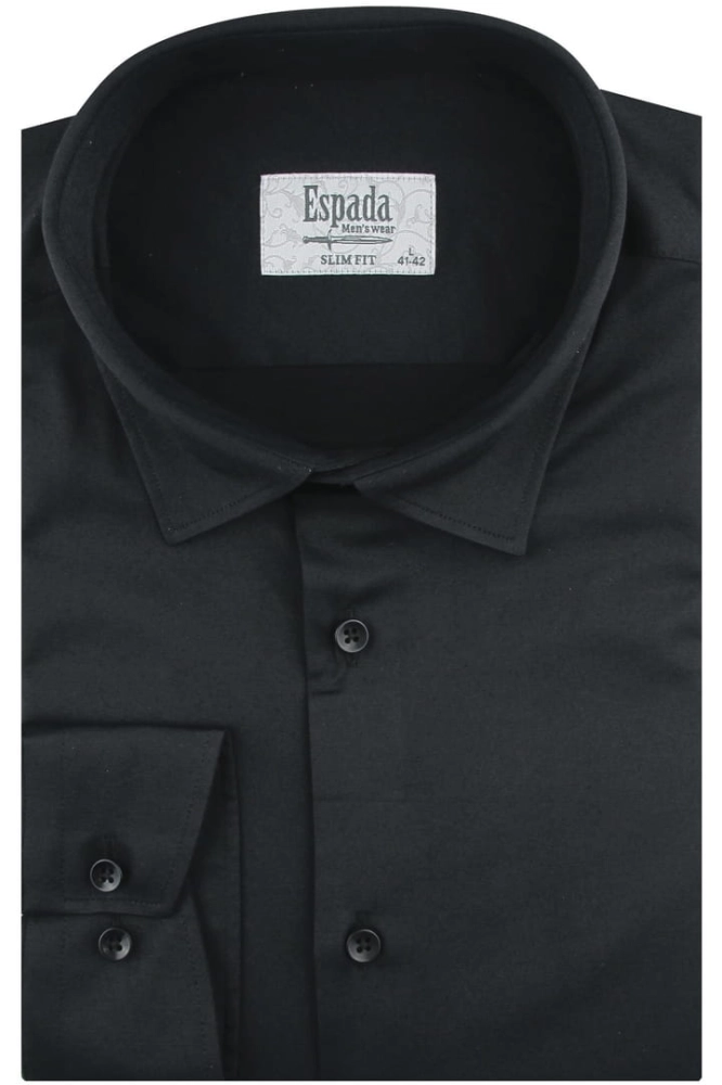 Koszula-Męska-Elegancka-Wizytowa-do-garnituru-gładka-czarna-z-długim-rekawem-w-kroju-SLIM-FIT-IMG_8151.JPG