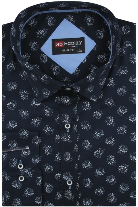 Koszula-Męska-Elegancka-Wizytowa-do-garnituru-granatowa-w-kwiaty-z-długim-rekawem-w-kroju-SLIM-FIT-IMG_6378.JPG