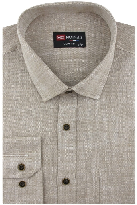 Lniana-Koszula-Męska-Codzienna-casual-gładka-beżowa-z-długim-rękawem-w-kroju-SLIM-FIT-IMG_4750.JPG