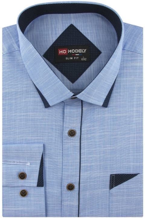 Lniana-Koszula-Męska-Codzienna-casual-niebieska-lamówką-z-długim-rękawem-w-kroju-SLIM-FIT-IMG_4785.JPG