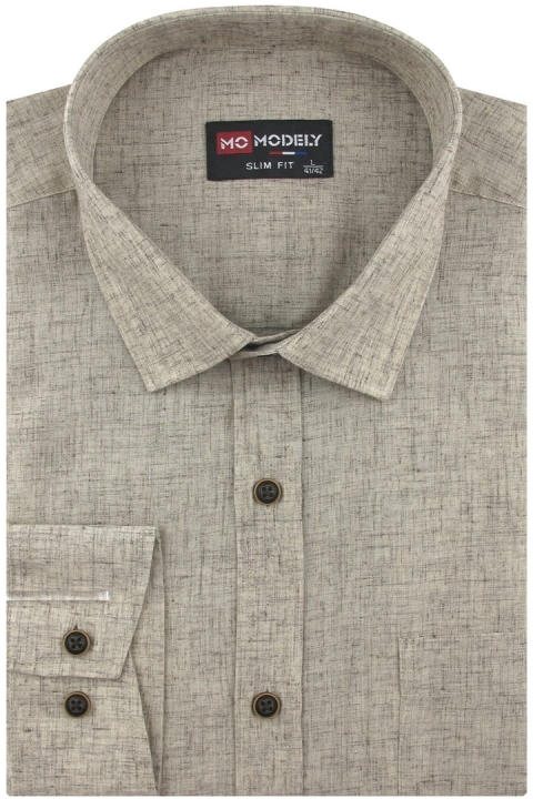 Lniana-Koszula-Męska-Codzienna-casual-beżowa-z-długim-rękawem-w-kroju-SLIM-FIT-IMG_4889.JPG