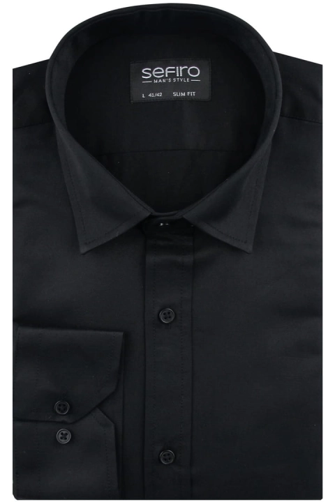 Koszula-Męska-Elegancka-Wizytowa-do-garnituru-gładka-czarna-z-długim-rękawem-w-kroju-SLIM-FIT-IMG_4965.JPG