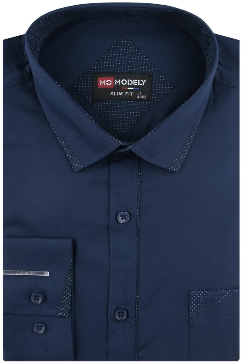 Koszula-Męska-Elegancka-Wizytowa-do-garnituru-gładka-granatowa-z-lamówką-z-długim-rękawem-w-kroju-SLIM-FIT-IMG_5077.JPG