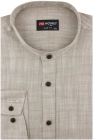 Lniana-Koszula-Męska-Codzienna-Casual-beżowa-ze-stójką-z-długim-rękawem-w-kroju-SLIM-FIT-IMG_5086.JPG