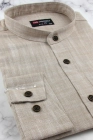 Lniana-Koszula-Męska-Codzienna-Casual-beżowa-ze-stójką-z-długim-rękawem-w-kroju-SLIM-FIT-IMG_5090.JPG