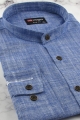 Lniana-Koszula-Męska-Codzienna-Casual-niebieska-ze-stójką-z-długim-rękawem-w-kroju-SLIM-FIT-IMG_5118.JPG
